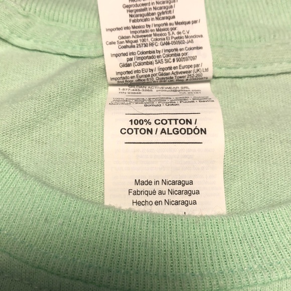 Baylor University Sister Mint Green T-Shirt - S - Picture 7 of 8